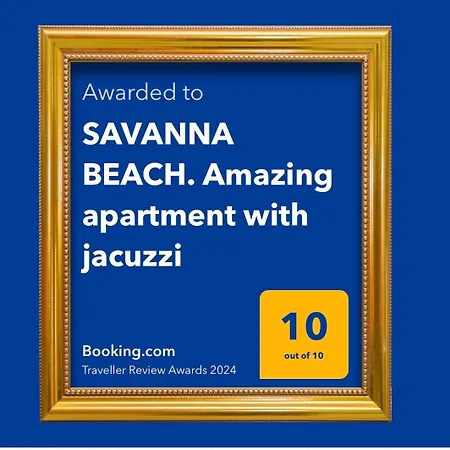 아파트 Savanna Beach. Amazing With Jacuzzi